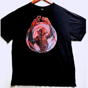 Wrath By David Does Work Seven Sins Series T-shirt Men's XL Molten Horror